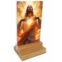 Ver imagem 1 de Placa Decorativa e Display de Mesa Jesus Cristo Salvador