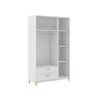 Guarda-Roupa Roupeiro 3 Portas e 2 Gavetas Branco - 3