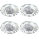 Ver imagem 1 de 4 Spot Cristal Embutido Borda Bisote Banheiro Bet12