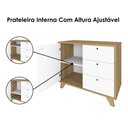 Ver mais imagens de Mesa Escrivaninha em L 145x128 cm e Balcao 91 cm Olmo Branco Artany