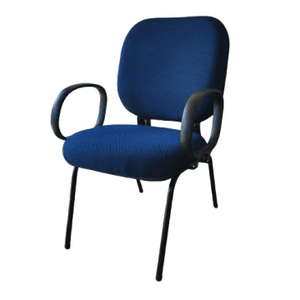 Cadeira Giga Obeso Fixa Tecido:preto