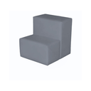 Ver imagem 3 de Kit Pedicure Poltrona Corano com Escada sem Mocho Cinza Claro