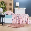 Ver imagem 2 de Jogo de Cama Lençol Lutti Solteiro Infantil 200 Fios Estampado 3 Peças Raposa Foxy Rosa - 100% Polié