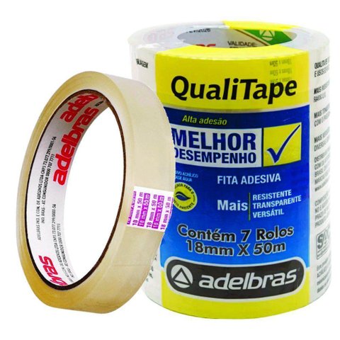 Fita Adesiva 18x50 Transp C-7 Ref 396