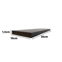 Espelheira Retangular 30x40cm Com Prateleira Grafiti MDF - 6