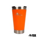 Ver imagem 2 de Copo Térmico Fox Stainless Quente e Frio com Tampa 473ml Laranja