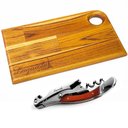 Ver imagem 1 de Kit Saca-rolhas Ultra Premium e Tábua para Aperitivos Laguiole La Tour Original