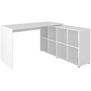 Ver imagem 1 de Escrivaninha Mesa Escritorio 8 Nichos Ne6 Branco Arty