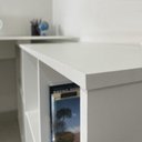 Ver mais imagens de Escrivaninha Mesa Escritorio 8 Nichos Ne6 Branco Arty