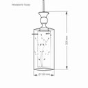 Ver imagem 2 de Pendente Taschibra Design Td 292 2xe27