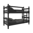 Ver imagem 1 de Beliche Madeira Maciça - vira 2 Camas - com Colchões Inclusos Porto Multimóveis VCR4159 