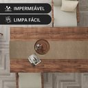 Ver imagem 3 de 1 Caminho Trilho Mesa Impermeável PVC Trama Choco 42x140