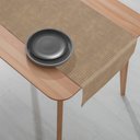 Ver imagem 4 de 1 Caminho Trilho Mesa Impermeável PVC Trama Choco 42x140