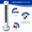 Ver imagem 4 de Ventilador de Coluna Circulador Ar Branco Potente 220v Fix