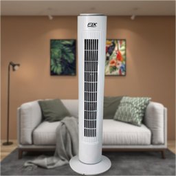 Ventilador de Coluna Circulador Ar Branco Potente 220v Fix - 5