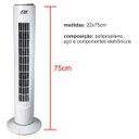 Ver imagem 2 de Ventilador de Coluna Circulador Ar Branco Potente 220v Fix