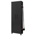 Ver imagem 1 de Armário Multiuso 2 Portas Linus 879 Preto Fosco - Qmovi