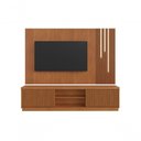 Ver imagem 1 de Painel com Rack Home Arezzo para TV 75" 220cm MDF-MDP com LED Amadeirado