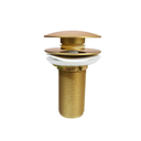 Ver imagem 2 de Válvula Lavatório Ralo Click Dourada Gold Fosco Pia Banheiro