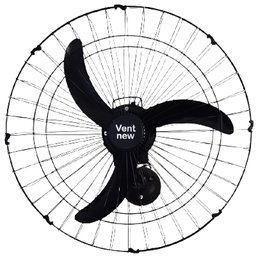 Ventilador de Parede Oscilante 60 cm Alta Performance Preto Vent New 001 (127v.) / 002 (220v.) - 1