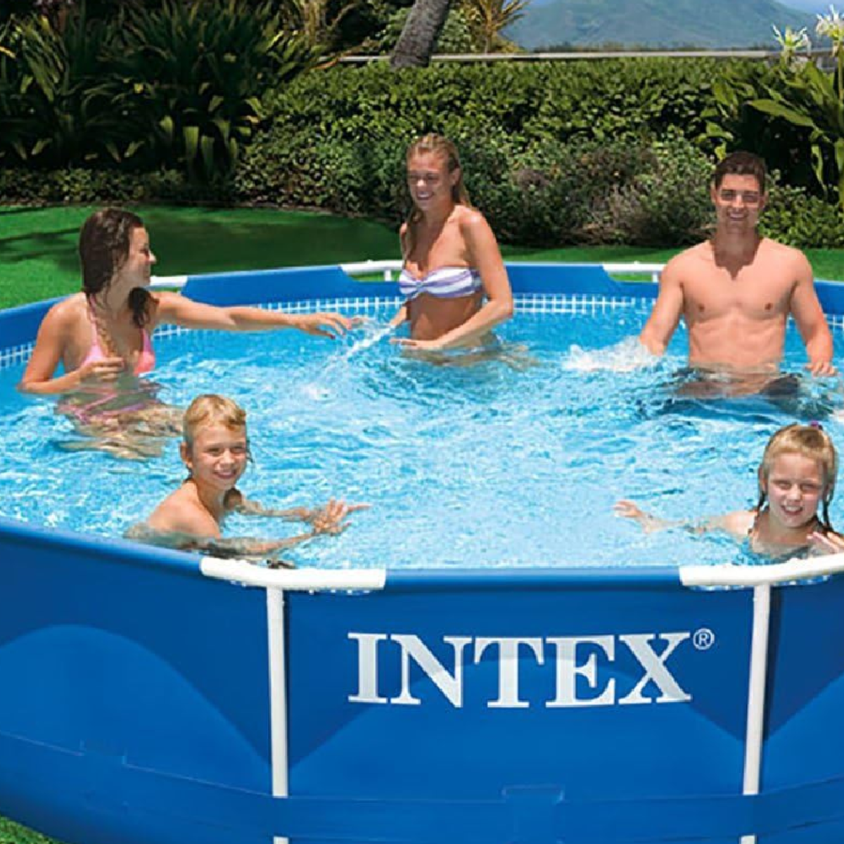 Piscina Inflavel Estrutural Redonda Intex 6503l 366cm:azul - 8