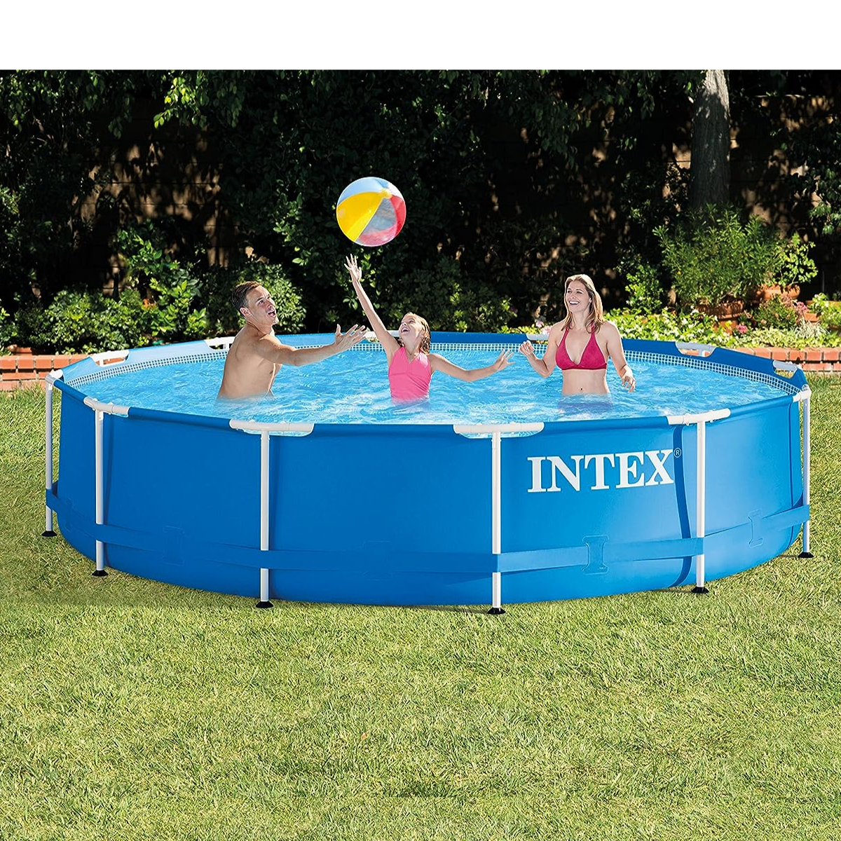 Piscina Inflavel Estrutural Redonda Intex 6503l 366cm:azul - 3