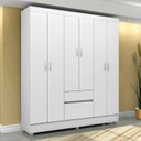 Ver mais imagens de Guarda-roupa Infantil 6 Portas Nuvem