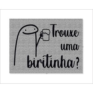 Tapete Capacho Flork Trouxe Uma Biritinha