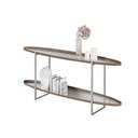 Ver imagem 2 de Aparador Espelhado para Sala de Jantar Agnes em Madeira Maciça Imbuia Mel Metal Champagne