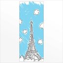 Ver imagem 2 de Adesivo de Porta Paris 3 Arte Destaque G - 0,93 X 2,13 Metros