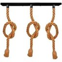 Ver imagem 2 de Pendente Corda Sisal Retro Triplo Base Reta E27 Bivolt