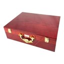 Ver imagem 4 de Faqueiro Inox Banhado a Ouro Grandortmund 84 Peças Luxo