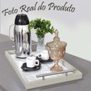 Ver imagem 4 de Bandeja Cantinho Café Bebida Pequena Decorativa Ambiente Recepção Escritório Casa Sala Jantar Madeco