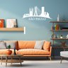 Adesivo de Parede Skyline São Paulo Silhueta Prédios Brasil Kanto Store Branco - 1