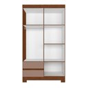 Ver imagem 4 de Guarda-Roupa Infantil 04 Portas e 02 Gavetas Olímpia com Espelho Nogueira / Capuccino