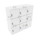 Ver imagem 6 de ARMÁRIO ESCANINHO 9 PORTAS CHAVE M59.2021.B ORGANIZADOR MUNDI MOVEIS