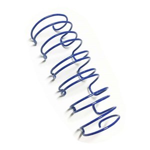 Caixa Espiral Garra Duplo Anel Wire-o 3x1 A4 3/8 60 Fls Azul