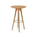 Ver imagem 2 de Mesa Bistrô Catarina de Madeira Eucalipto Nobre com Tampo Mdf Laminado Cinamomo-champagne