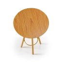 Ver imagem 3 de Mesa Bistrô Catarina de Madeira Eucalipto Nobre com Tampo MDF Laminado Cinamomo-Champagne