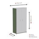 Ver imagem 4 de Armário para Escritório 159,6x 41x 79,2 Cm