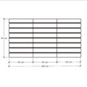 Ver imagem 3 de Painel canaletado branco 90cm (A) x 180 (C)