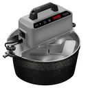 Ver imagem 1 de Panela de Brigadeiro Elétrica Saro 10L Preto Craqueado Bivolt PA10RPC
