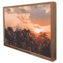 Ver imagem 3 de Quadro Decorativo Caixa Paisagem Ao Pôr do Sol Tacolado Moldura Caixa 3cm Madeira com Vidro 80 X 12