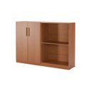 Ver imagem 2 de Livreiro Flex Multiuso Horizontal ou Vertical com 2 Portas:nature