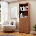 Ver imagem 1 de Livreiro Flex Multiuso Horizontal ou Vertical com 2 Portas:nature