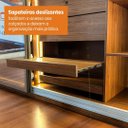 Ver mais imagens de Guarda Roupa Samara 2 Portas Reflecta Flutuantes 100 MDF - Móveis Europa