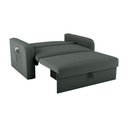 Ver imagem 3 de Sofá Cama 2 Lugares Compacto com Baú 145 Larg Daiane Matrix