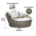 Ver imagem 2 de 4 Cadeiras e Mesa, 2 Espreguiçadeiras, 1 Balanço e Chaise Cappuccino