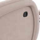 Ver imagem 6 de Poltrona do Papai Sala de Cinema Reclinável Manchester Glider Manual Giratória Veludo Rosê G23 Encan