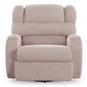 Ver imagem 1 de Poltrona do Papai Sala de Cinema Reclinável Manchester Glider Manual Giratória Veludo Rosê G23 Encan